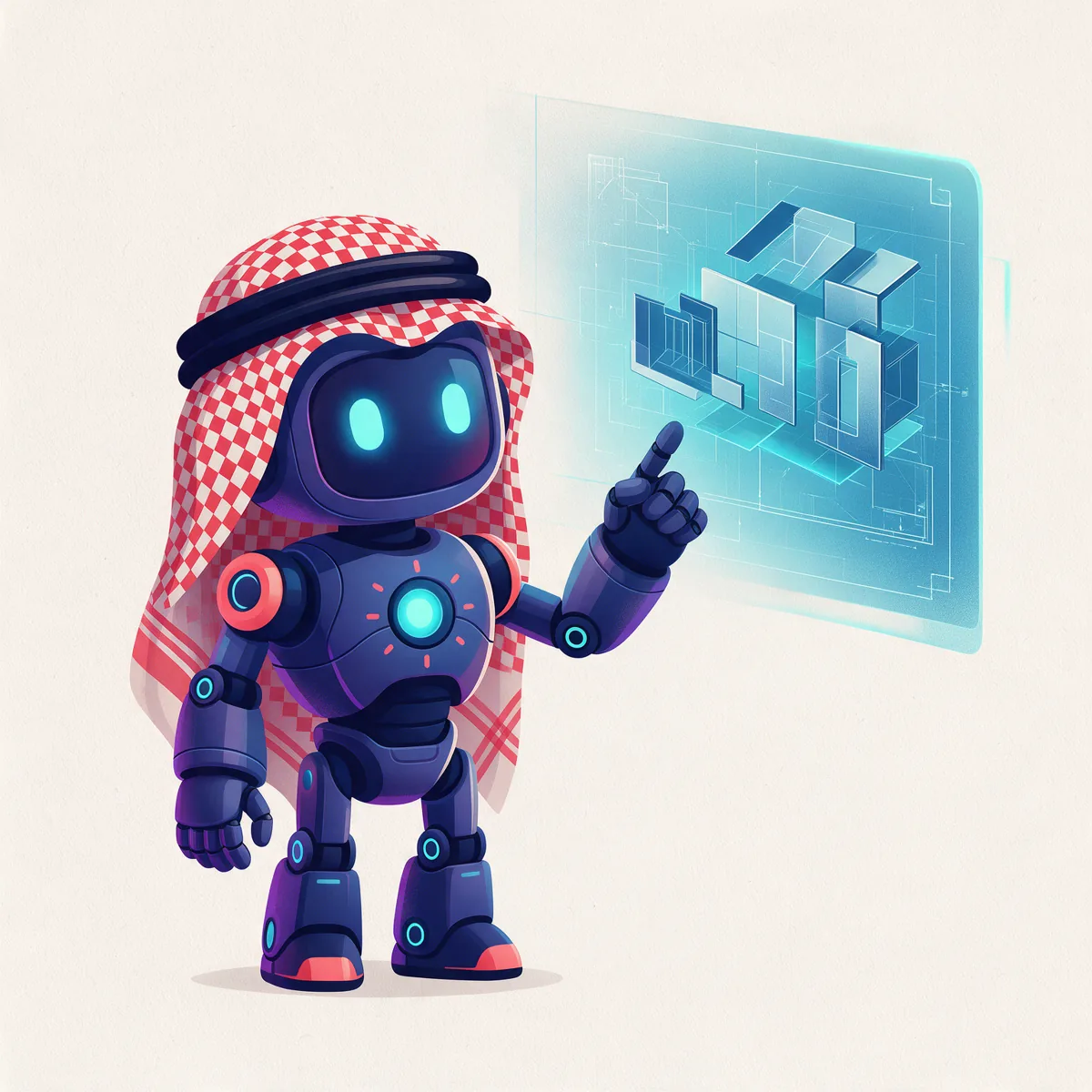 رسم توضيحي يشرح Vibe Coding (البرمجة بالإحساس)